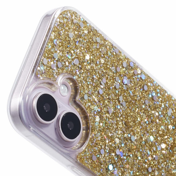 EIDERWOOD iPhone 16 Glitter Cover - Guld