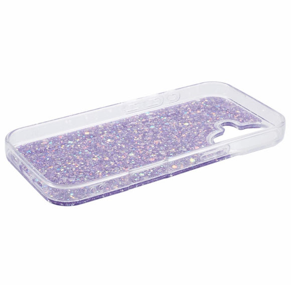 EIDERWOOD iPhone 16 Glitter Cover - Lilla