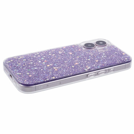 EIDERWOOD iPhone 16 Glitter Cover - Lilla