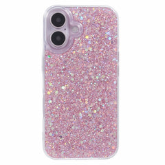 EIDERWOOD iPhone 16 Glitter Cover - Lyserød