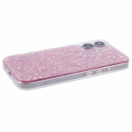 EIDERWOOD iPhone 16 Glitter Cover - Lyserød