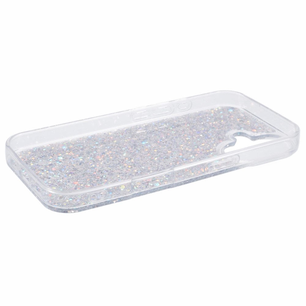 EIDERWOOD iPhone 16 Glitter Cover - Sølv