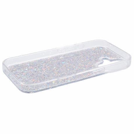 EIDERWOOD iPhone 16 Glitter Cover - Sølv