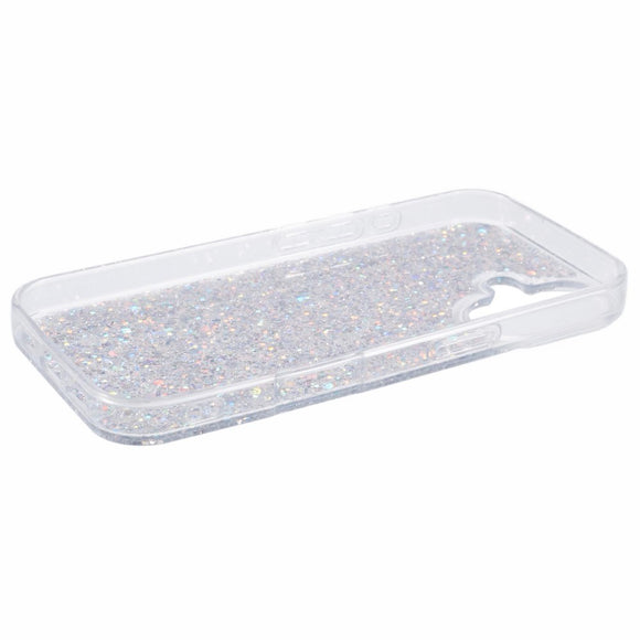 EIDERWOOD iPhone 16 Glitter Cover - Sølv