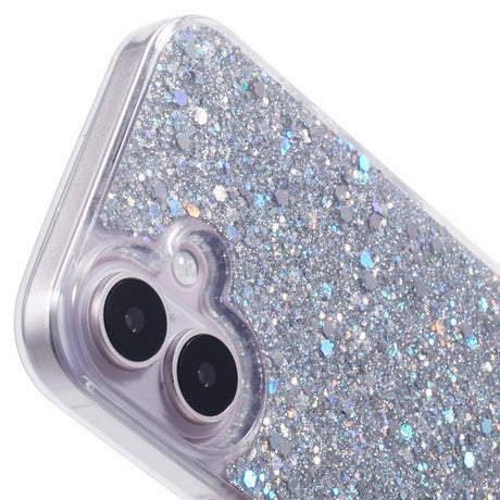 EIDERWOOD iPhone 16 Glitter Cover - Sølv