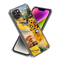 iPhone 14 Fleksibelt Bagside Cover - Forårsfarver