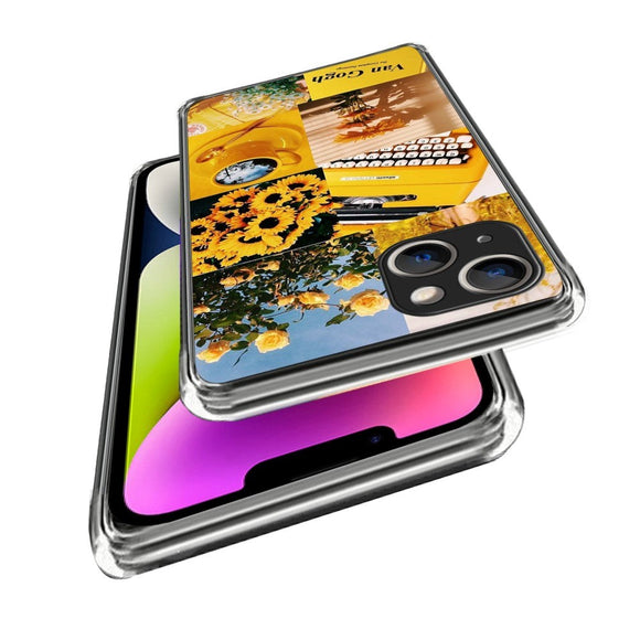 iPhone 14 Fleksibelt Bagside Cover - Forårsfarver