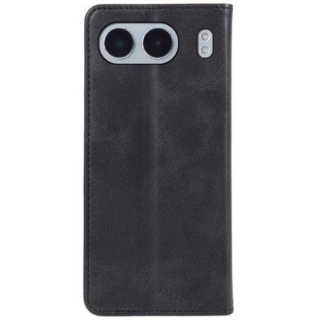 EIDERWOOD OnePlus Nord 4 Kunstlæder Flip Cover m. Kortholder & Ståfunktion - Sort
