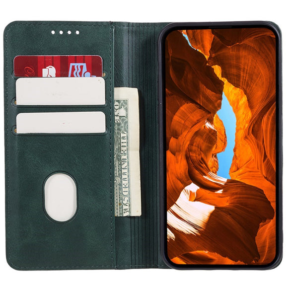 EIDERWOOD OnePlus Nord 4 Kunstlæder Flip Cover m. Kortholder & Ståfunktion - Grøn