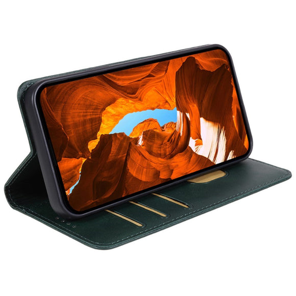 EIDERWOOD OnePlus Nord 4 Kunstlæder Flip Cover m. Kortholder & Ståfunktion - Grøn