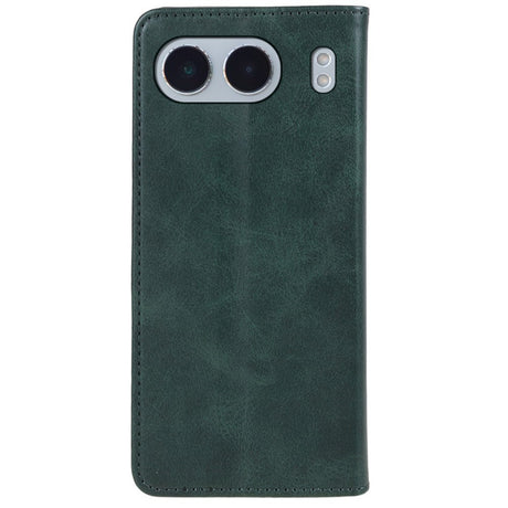 EIDERWOOD OnePlus Nord 4 Kunstlæder Flip Cover m. Kortholder & Ståfunktion - Grøn