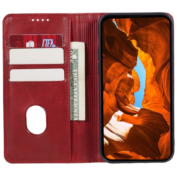 EIDERWOOD OnePlus Nord 4 Kunstlæder Flip Cover m. Kortholder & Ståfunktion - Rød