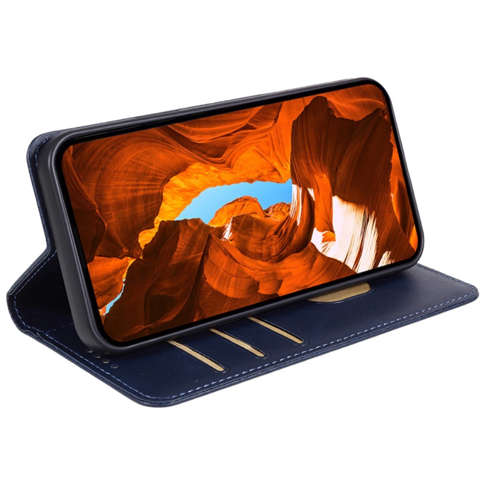EIDERWOOD OnePlus Nord 4 Kunstlæder Flip Cover m. Kortholder & Ståfunktion - Blå