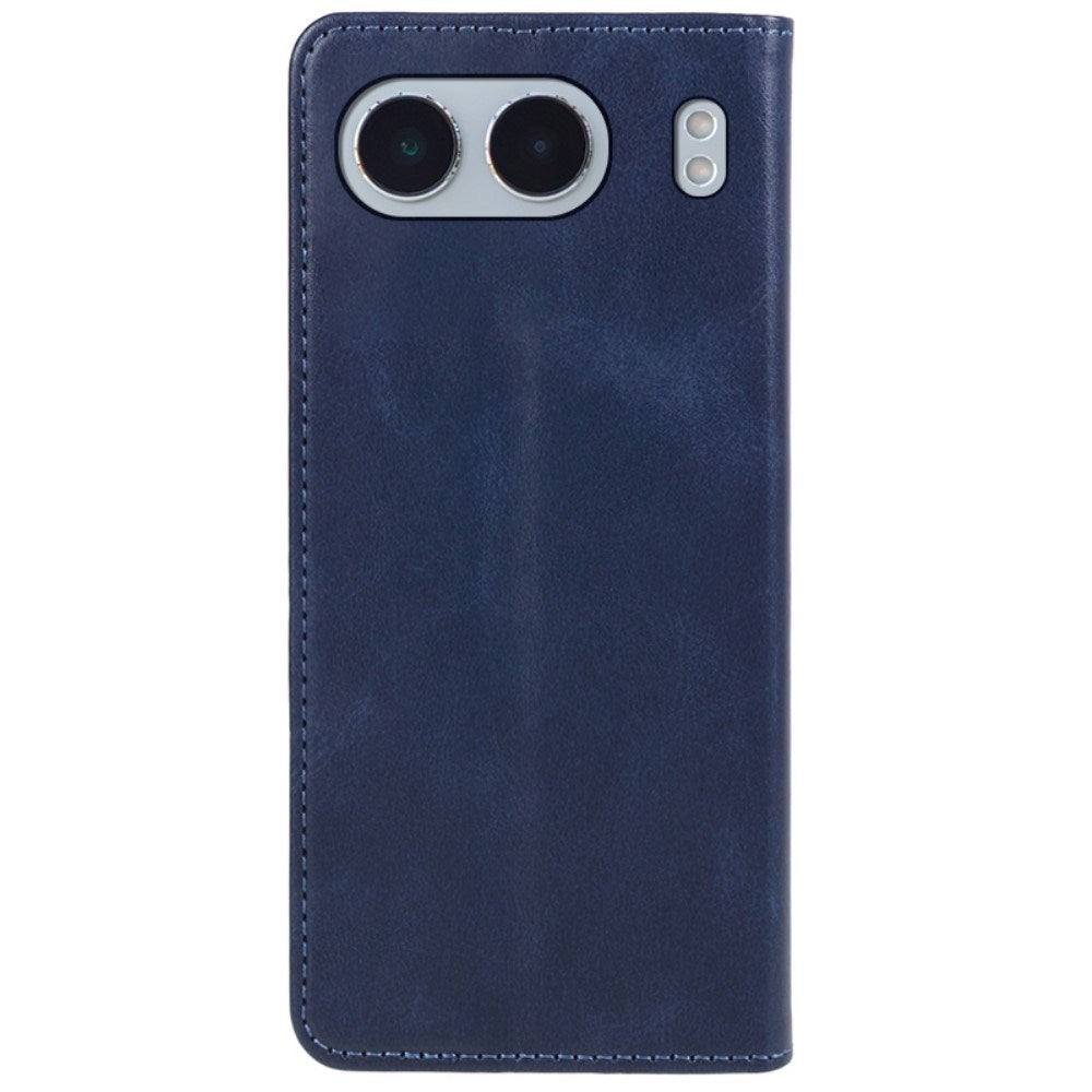 EIDERWOOD OnePlus Nord 4 Kunstlæder Flip Cover m. Kortholder & Ståfunktion - Blå