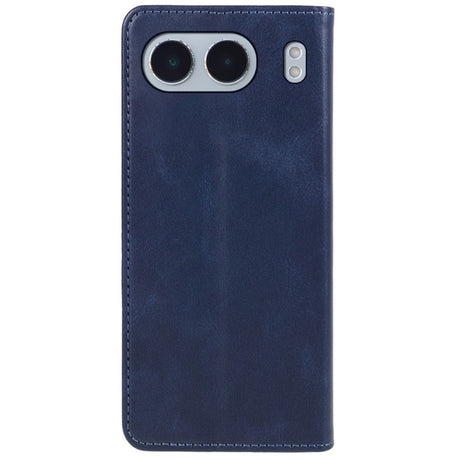 EIDERWOOD OnePlus Nord 4 Kunstlæder Flip Cover m. Kortholder & Ståfunktion - Blå