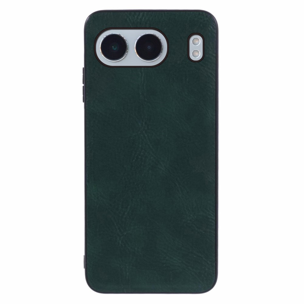 EIDERWOOD OnePlus Nord 4 Læderbelagt Plastik Cover - Grøn