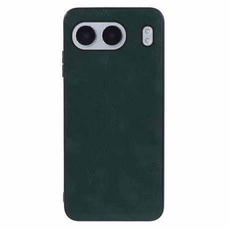 EIDERWOOD OnePlus Nord 4 Læderbelagt Plastik Cover - Grøn