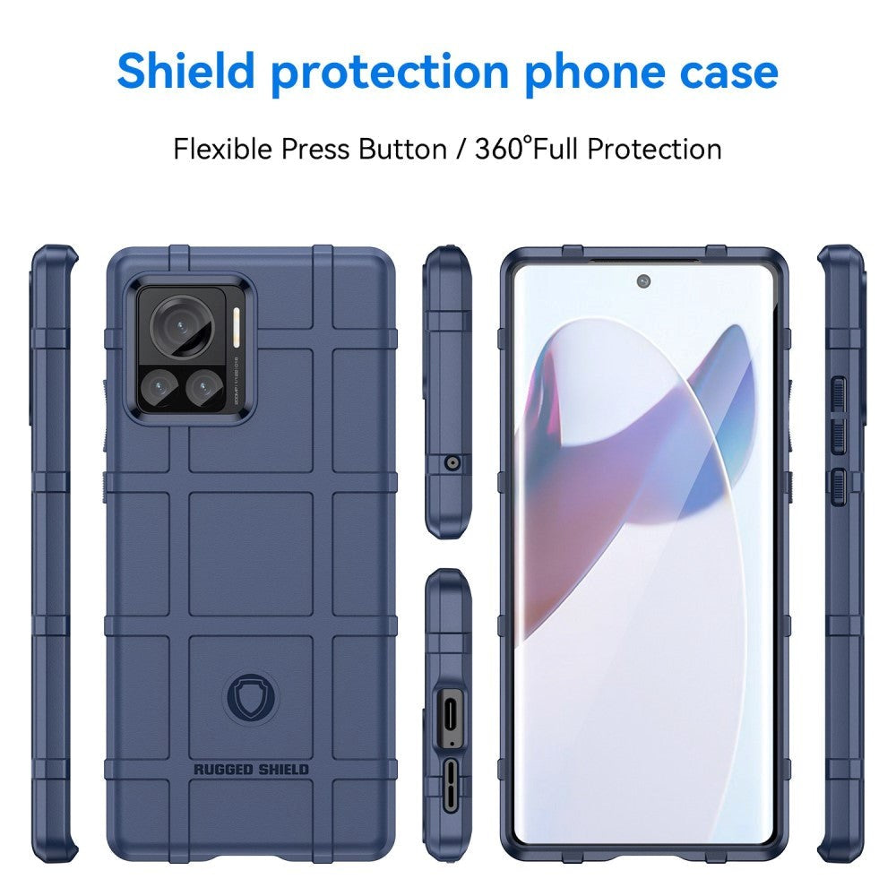 Motorola Edge 30 Ultra Rugged Shield Series Håndværker Cover Blå