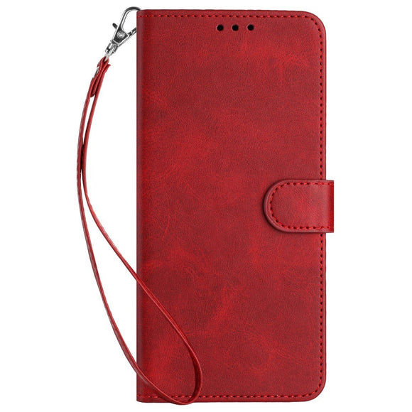 EIDERWOOD Motorola G85 (5G) Læder Cover m. Kortholder & Strop - Rød