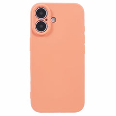 EIDERWOOD iPhone 16 Mat Fleksibel Plastik Cover - Orange