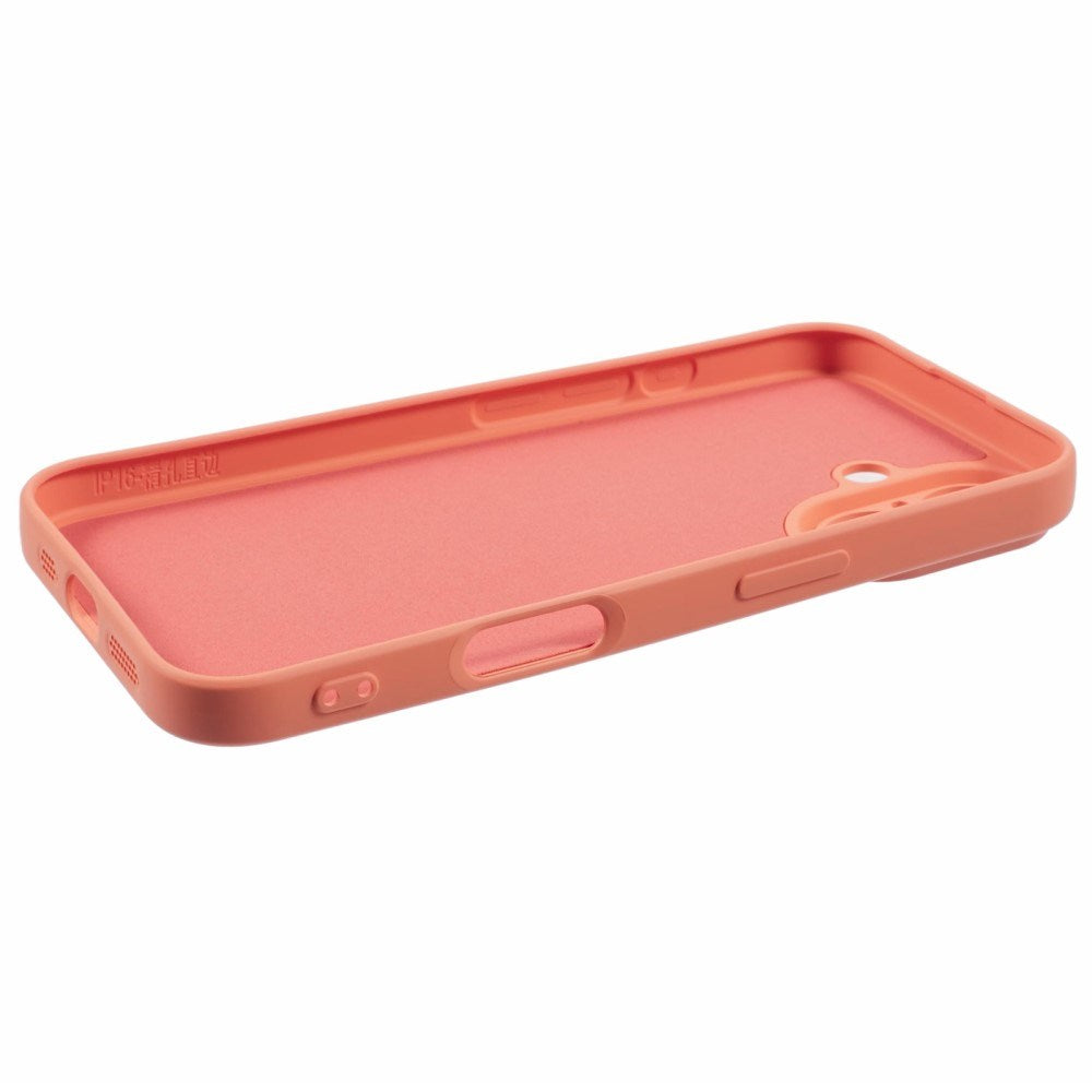 EIDERWOOD iPhone 16 Mat Fleksibel Plastik Cover - Orange