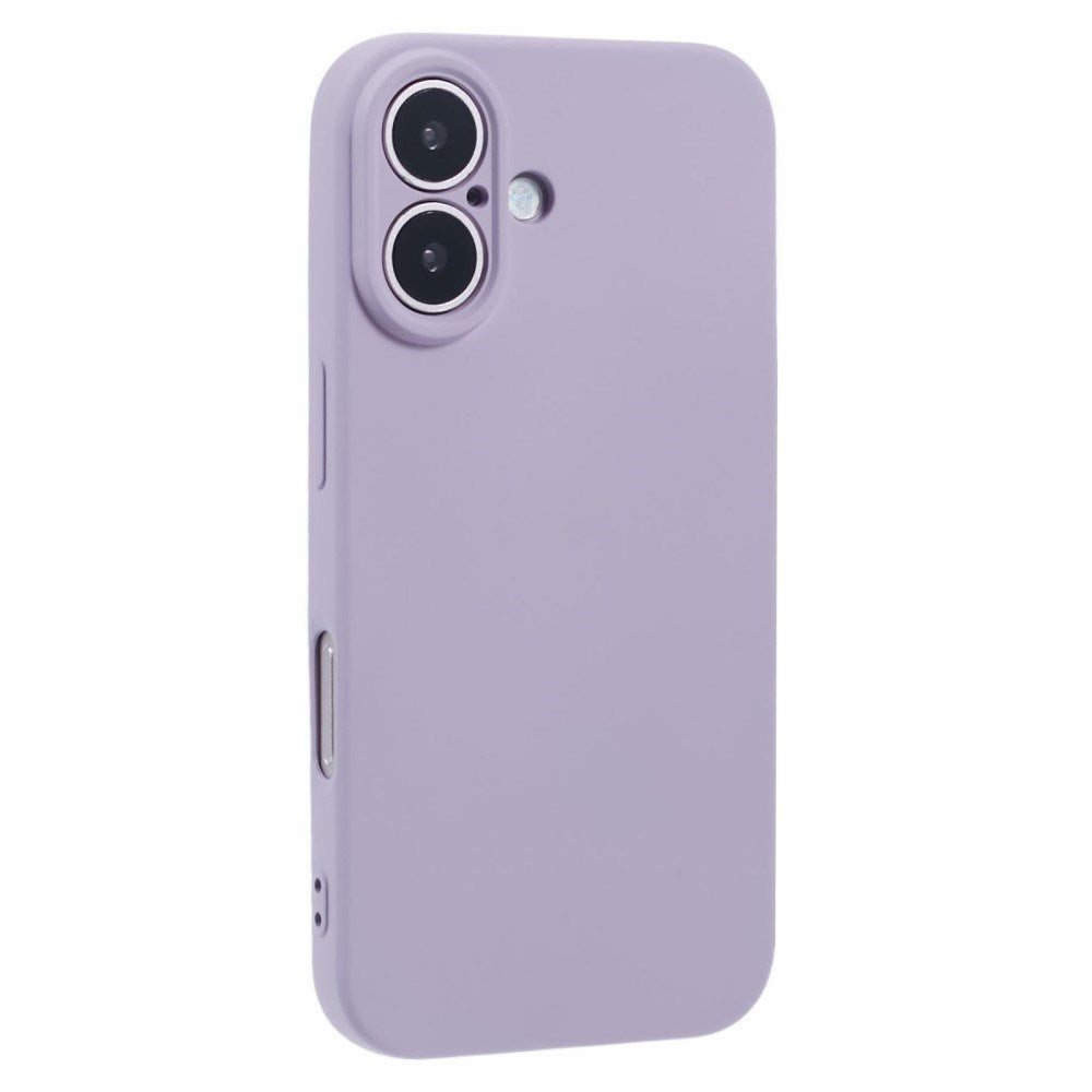 EIDERWOOD iPhone 16 Mat Fleksibel Plastik Cover - Lilla