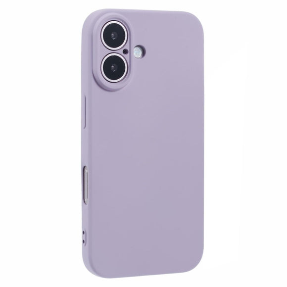 EIDERWOOD iPhone 16 Mat Fleksibel Plastik Cover - Lilla