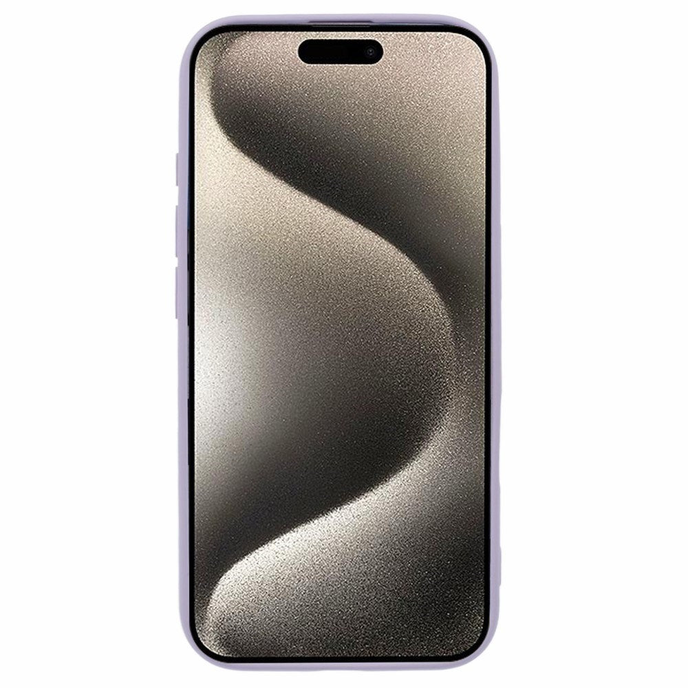 EIDERWOOD iPhone 16 Mat Fleksibel Plastik Cover - Lilla