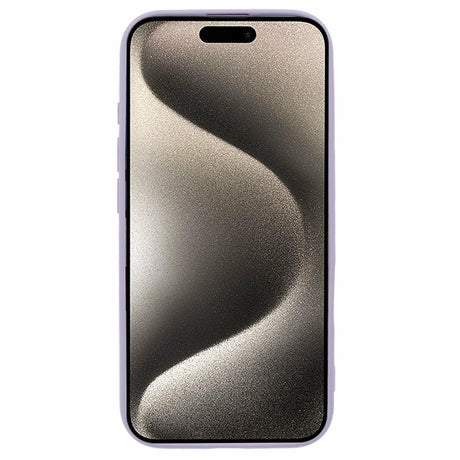 EIDERWOOD iPhone 16 Mat Fleksibel Plastik Cover - Lilla