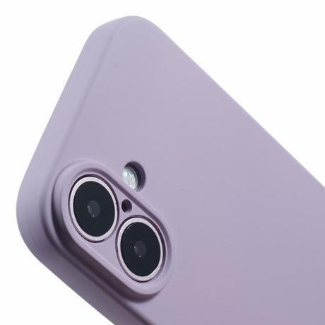 EIDERWOOD iPhone 16 Mat Fleksibel Plastik Cover - Lilla