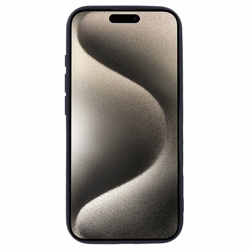 EIDERWOOD iPhone 16 Mat Fleksibel Plastik Cover - Sort