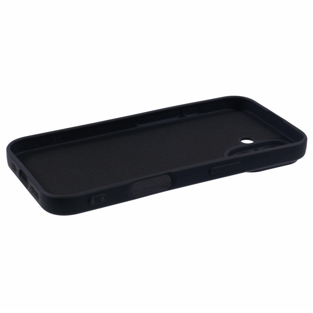 EIDERWOOD iPhone 16 Mat Fleksibel Plastik Cover - Sort