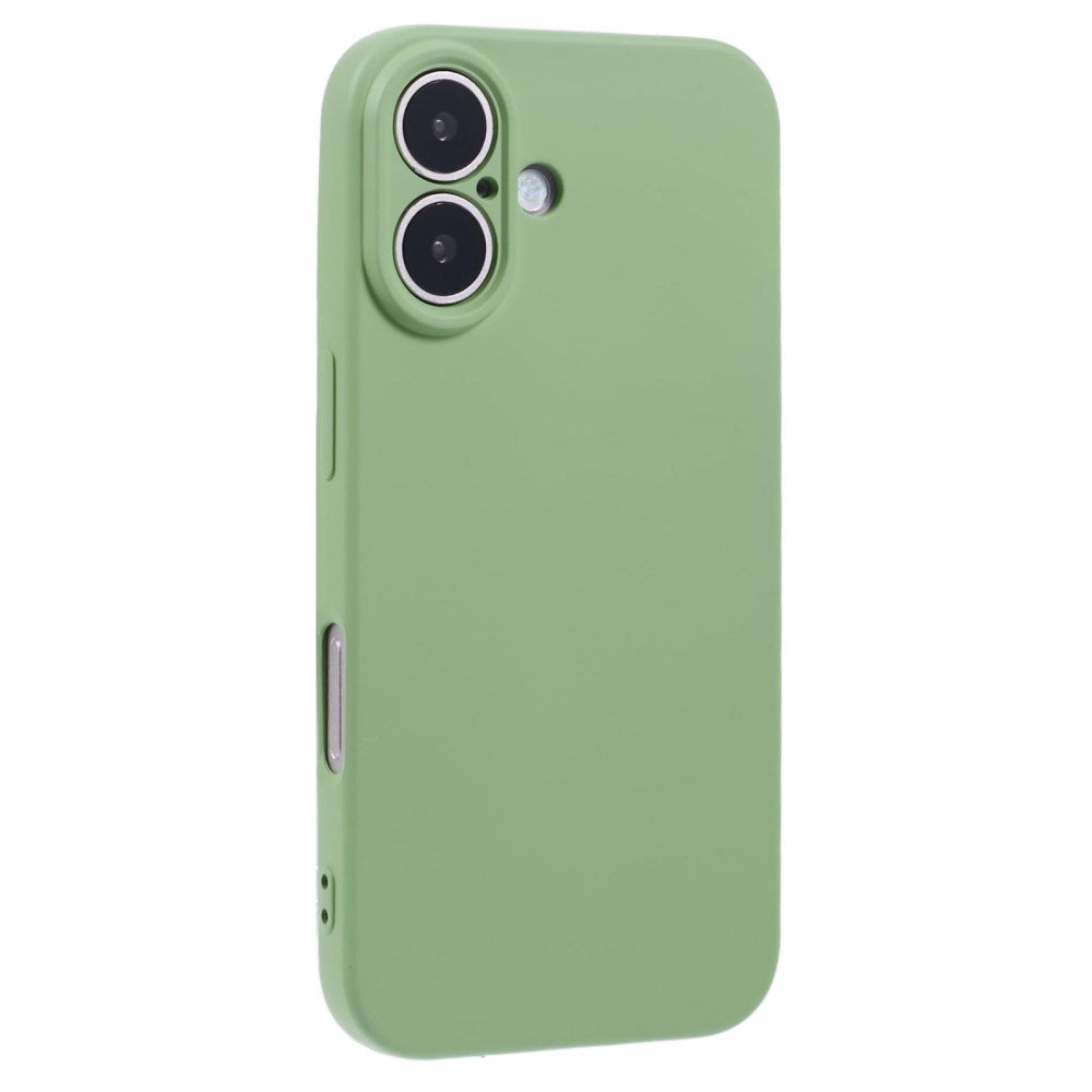 EIDERWOOD iPhone 16 Mat Fleksibel Plastik Cover - Lysegrøn