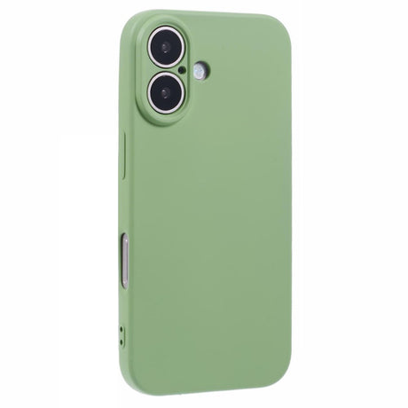 EIDERWOOD iPhone 16 Mat Fleksibel Plastik Cover - Lysegrøn