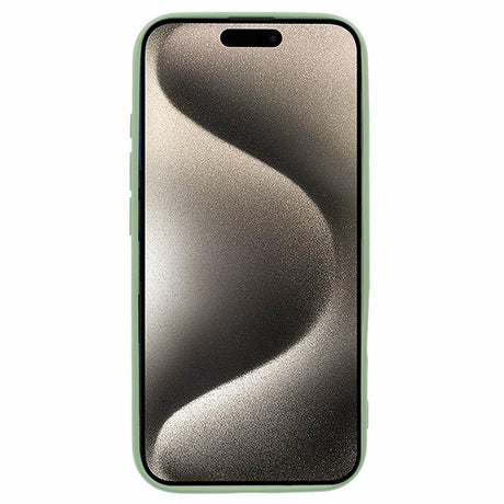EIDERWOOD iPhone 16 Mat Fleksibel Plastik Cover - Lysegrøn