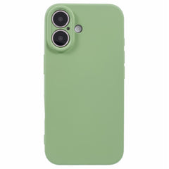 EIDERWOOD iPhone 16 Mat Fleksibel Plastik Cover - Lysegrøn