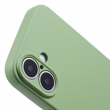 EIDERWOOD iPhone 16 Mat Fleksibel Plastik Cover - Lysegrøn