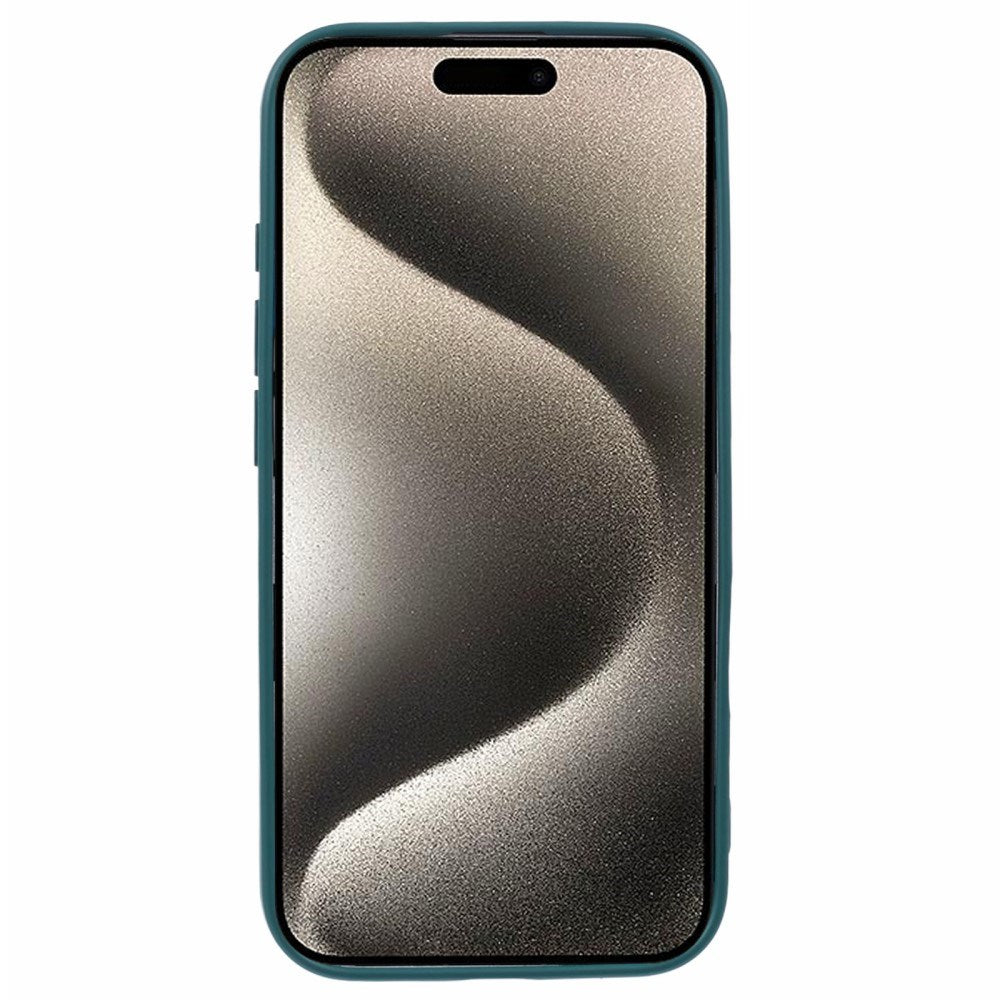 EIDERWOOD iPhone 16 Mat Fleksibel Plastik Cover - Mørkegrøn