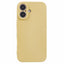 EIDERWOOD iPhone 16 Mat Fleksibel Plastik Cover - Gul