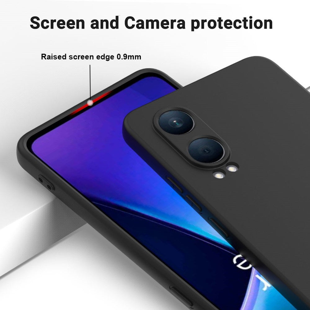 EIDERWOOD OnePlus Nord CE4 Lite (5G) Liquid Silikone Cover m. Strop - Sort