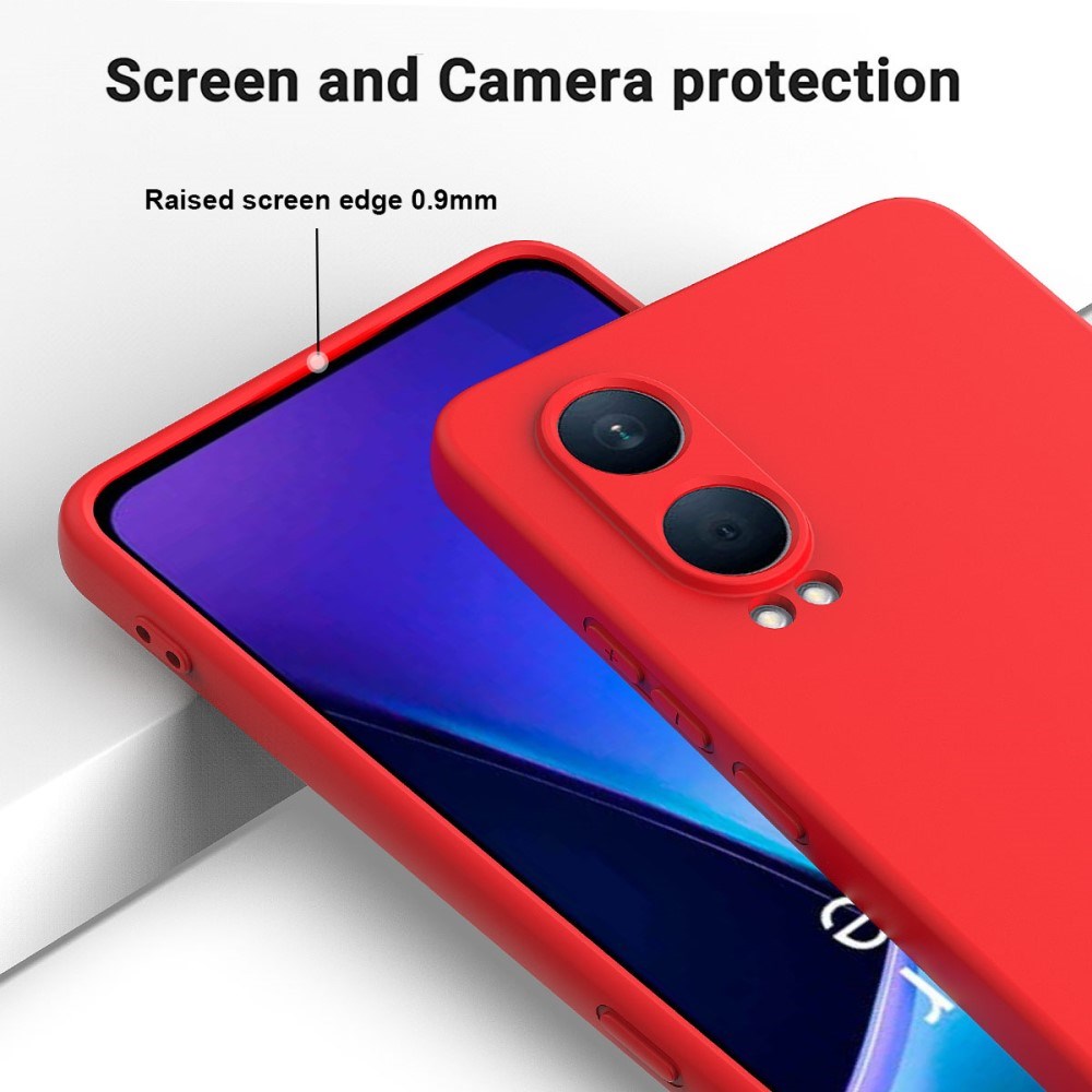 EIDERWOOD OnePlus Nord CE4 Lite (5G) Liquid Silikone Cover m. Strop - Rød