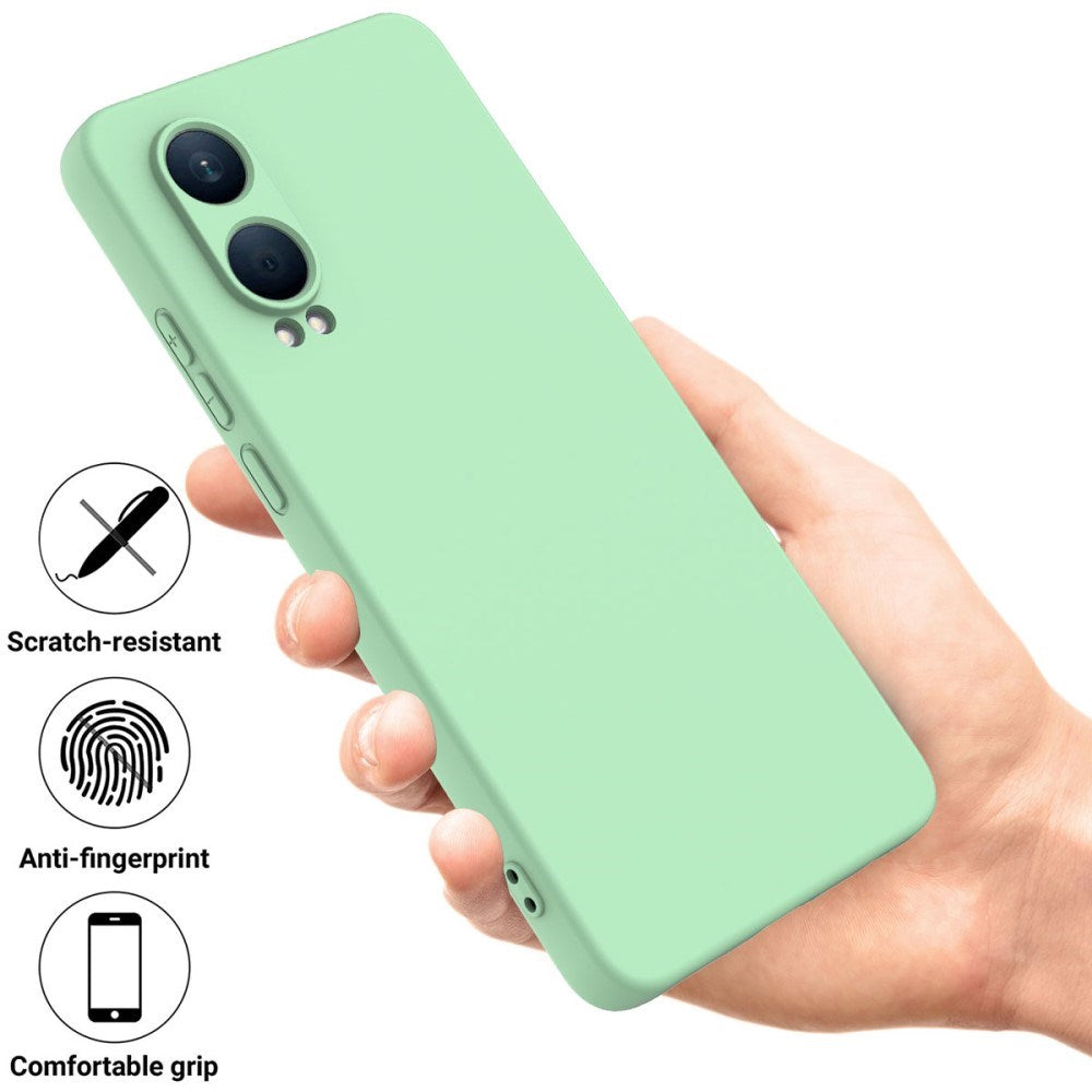 EIDERWOOD OnePlus Nord CE4 Lite (5G) Liquid Silikone Cover m. Strop - Grøn