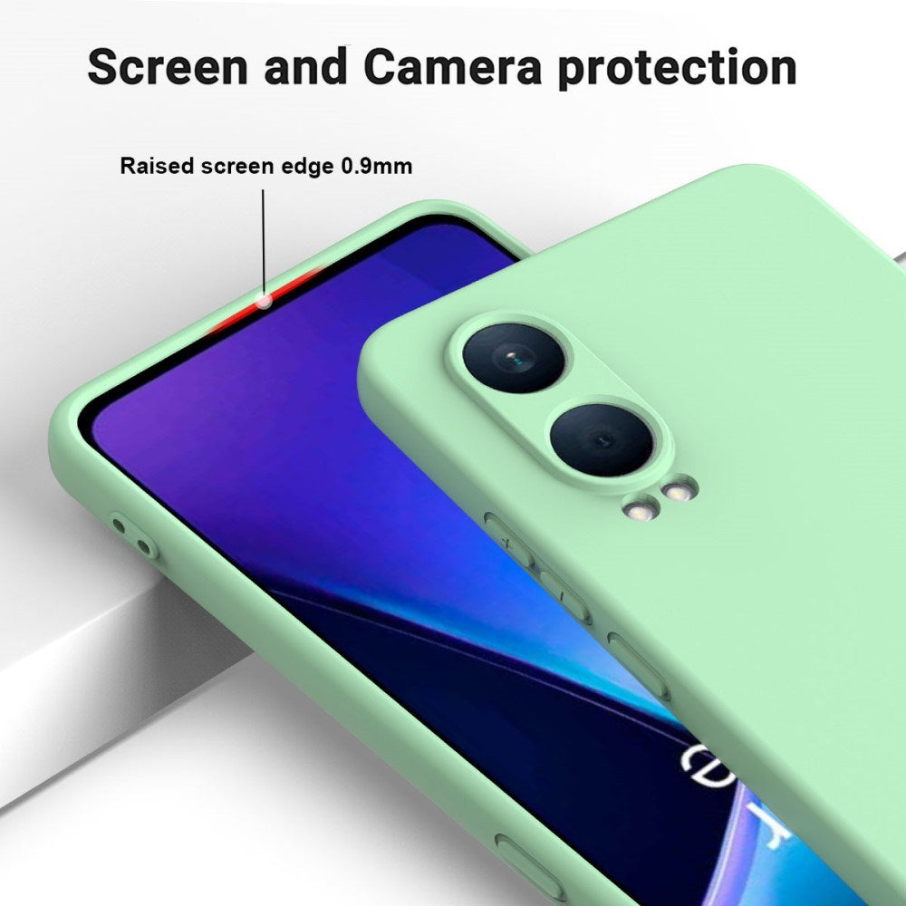EIDERWOOD OnePlus Nord CE4 Lite (5G) Liquid Silikone Cover m. Strop - Grøn