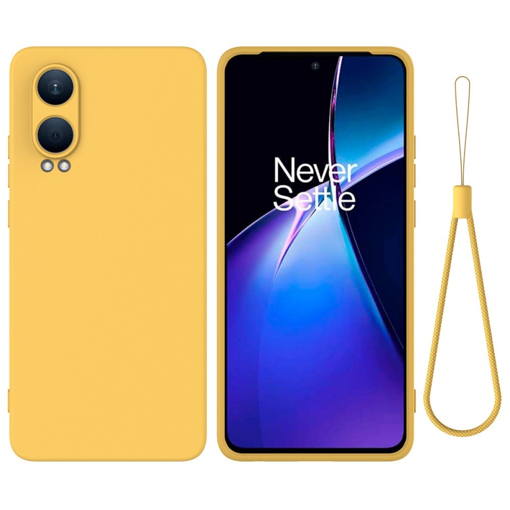 EIDERWOOD OnePlus Nord CE4 Lite (5G) Liquid Silikone Cover m. Strop - Gul