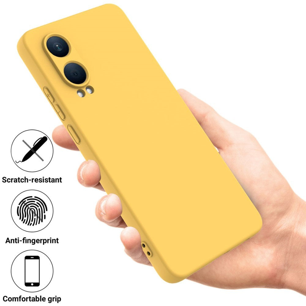 EIDERWOOD OnePlus Nord CE4 Lite (5G) Liquid Silikone Cover m. Strop - Gul