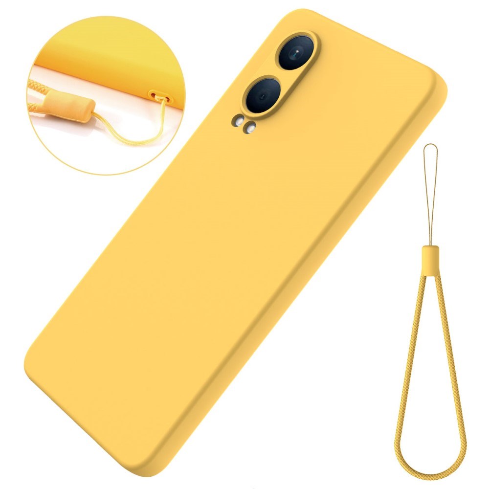 EIDERWOOD OnePlus Nord CE4 Lite (5G) Liquid Silikone Cover m. Strop - Gul