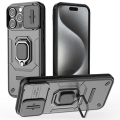EIDERWOOD iPhone 16 Pro Max Håndværker Cover m. Magnetisk Kickstand & Cam Slider - Sort