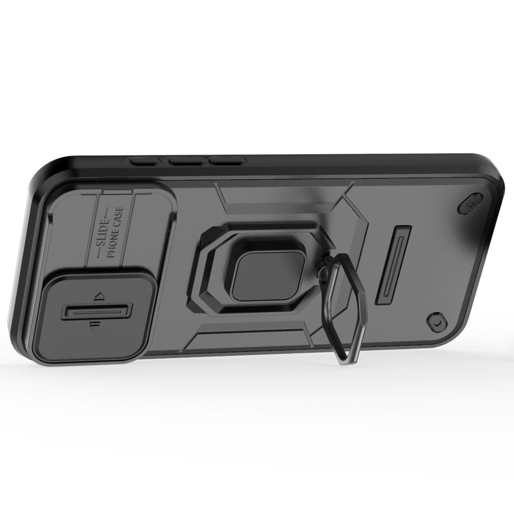 EIDERWOOD iPhone 16 Pro Max Håndværker Cover m. Magnetisk Kickstand & Cam Slider - Sort