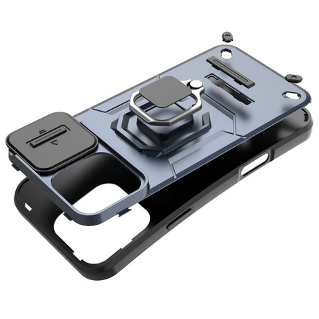 EIDERWOOD iPhone 16 Pro Max Håndværker Cover m. Magnetisk Kickstand & Cam Slider - Sort