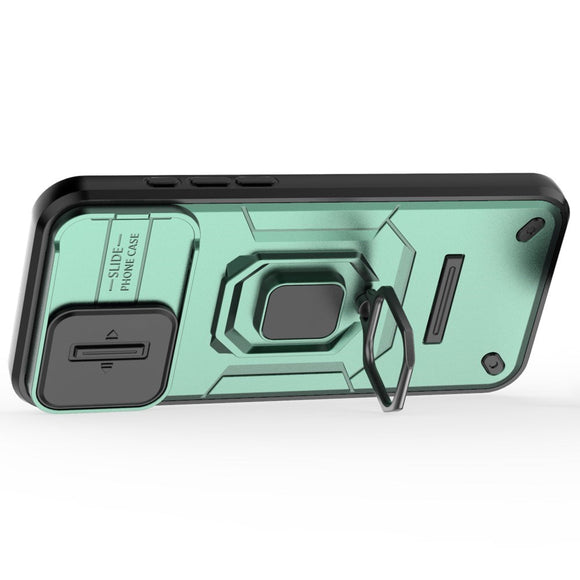 EIDERWOOD iPhone 16 Pro Max Håndværker Cover m. Magnetisk Kickstand & Cam Slider - Grøn
